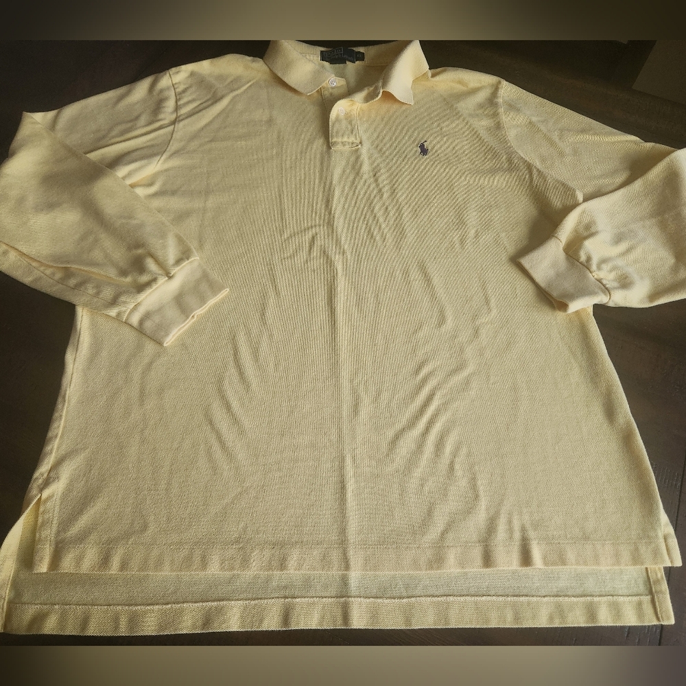 Men's Polo Lakers Colors Long Sleeve‎ XL